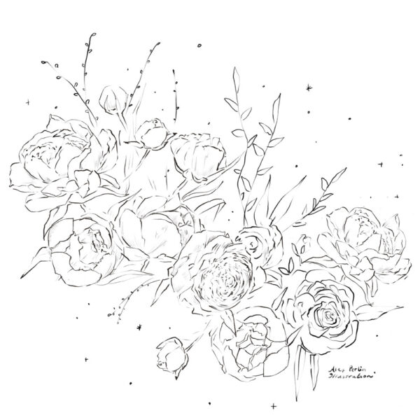 Flowers Always Coloring Book Alex Perlin